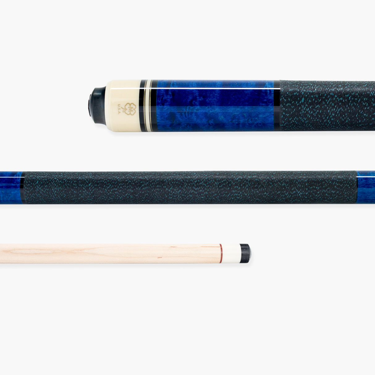 McDermott PACIFIC BLUE Hand Crafted G-Series American Pool Cue 13mm Tip – G201