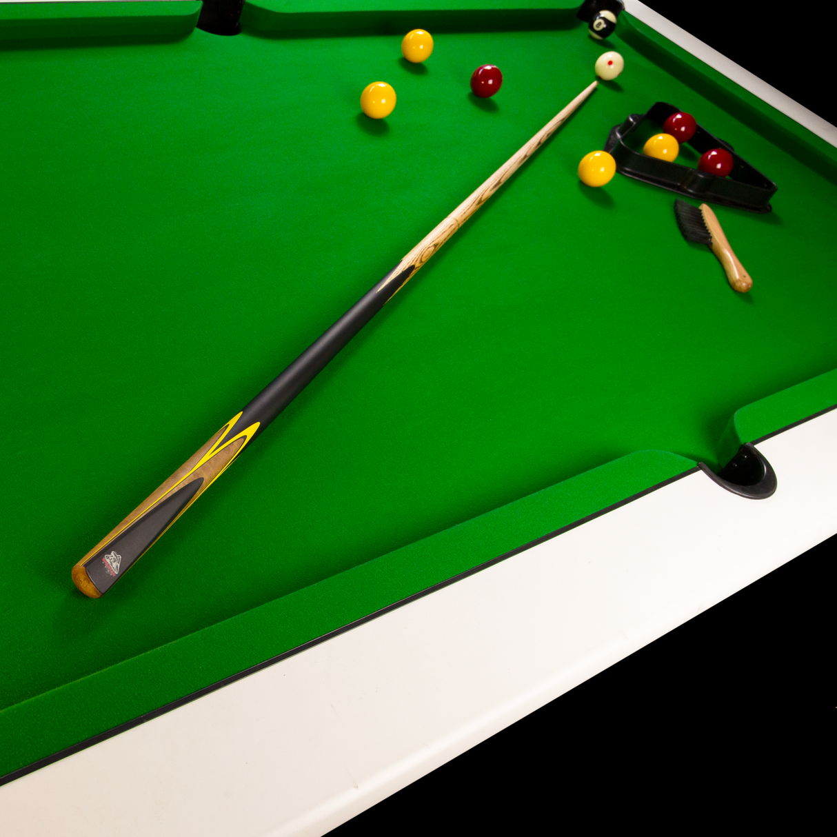 Spartan Fury CONQUEST 2 Piece Matching Ash Centre Joint Snooker Pool Cue 9.5mm Tip