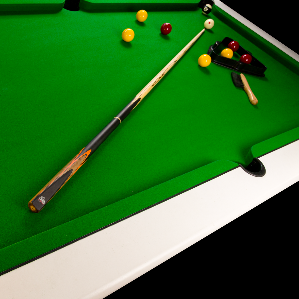 Spartan Fury VANQUISH 57 inch 3/4 Jointed Matching Ash Snooker Pool Cue – 9.5mm Tip