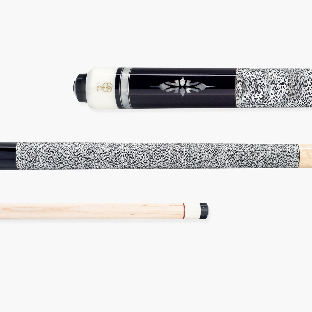 McDermott WHITE SPEAR Hand Crafted G-Series American Pool Cue 13mm tip - G323