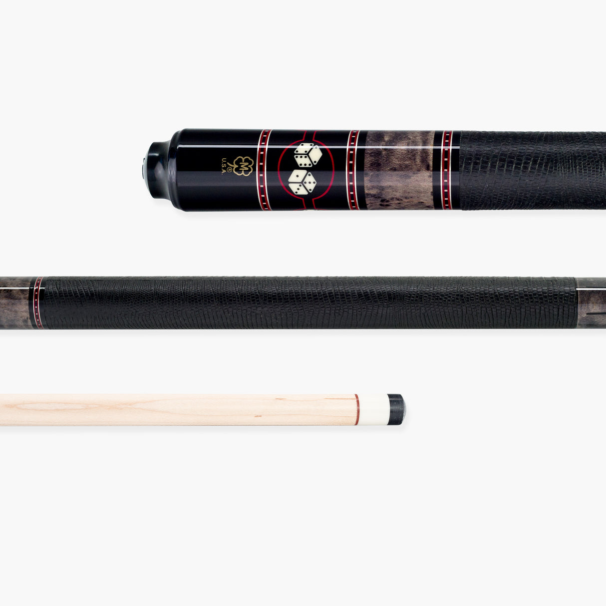 McDermott TITANIUM DICE Hand Crafted G-Series American Pool Cue 13mm tip – G602