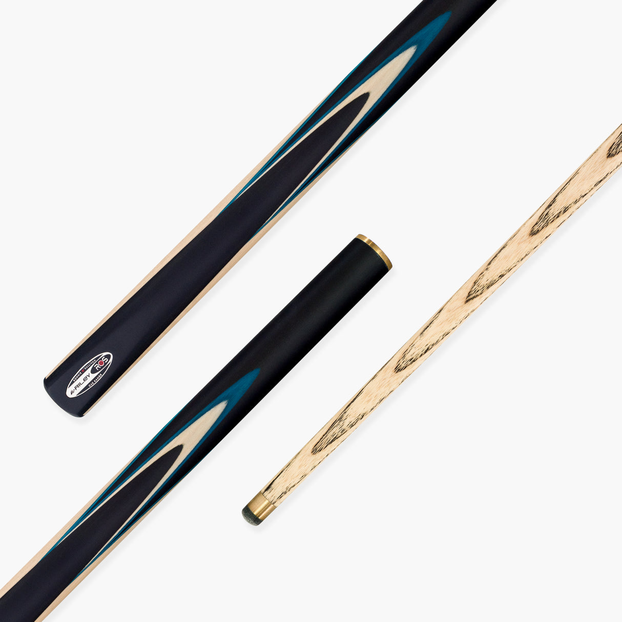 Riley Ronnie O’Sullivan 3 Series Limited Edition ¾ Joint Snooker and Pool Cue and Case Set with Ebony Butt and 9.5mm Elk Master Tip (ROS 3-6)