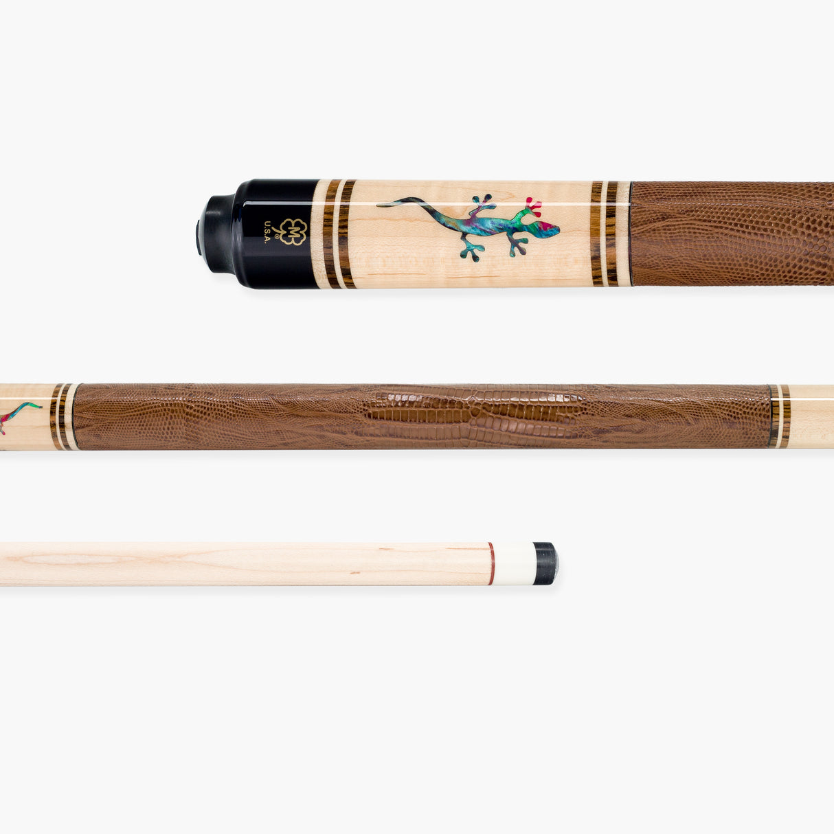 McDermott ShokRes Chameleon Inlay Hand Crafted G-Series American Pool Cue 13mm tip – G516C-G03