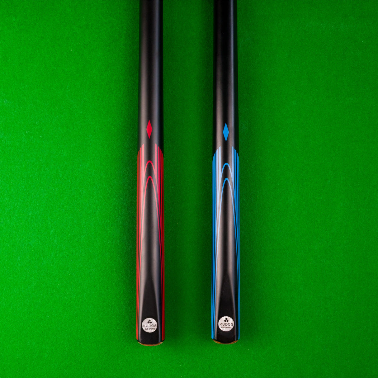 Kudos DIAMOND 57 Inch 2 Piece Matching Ash Grain Snooker Pool Cue - 9.5mm Tip Kudos