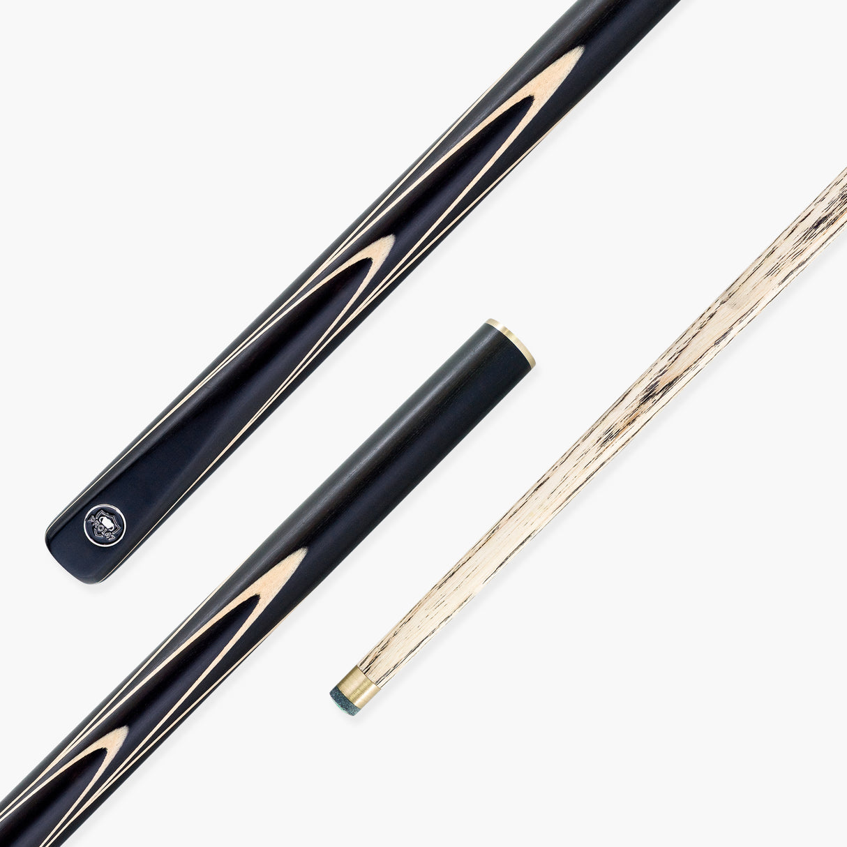 PRO147 Apollo 58 Inch 3/4 Jointed Hand Spliced Premium Snooker and Pool Cue and Case Set 9.5mm Tip