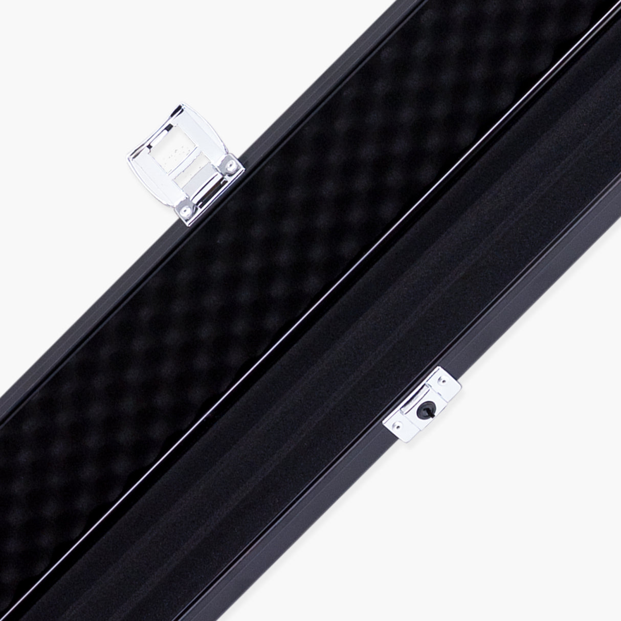 1 Piece 3 Slot PRO-LOCK Aluminium Snooker and Pool Case with Plastic Ends – Holds 3 x 1 Piece Cues