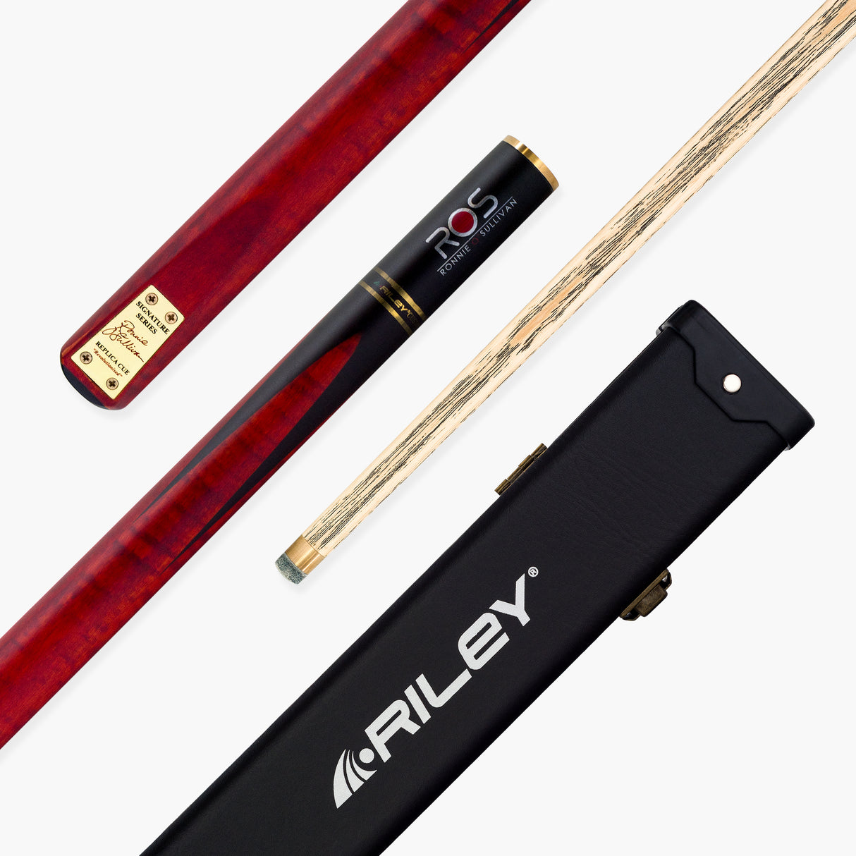 Riley Ronnie O’Sullivan 4 Series Limited Edition 5/8 Joint Snooker and Pool Cue 9.5mm tip with Hard Case