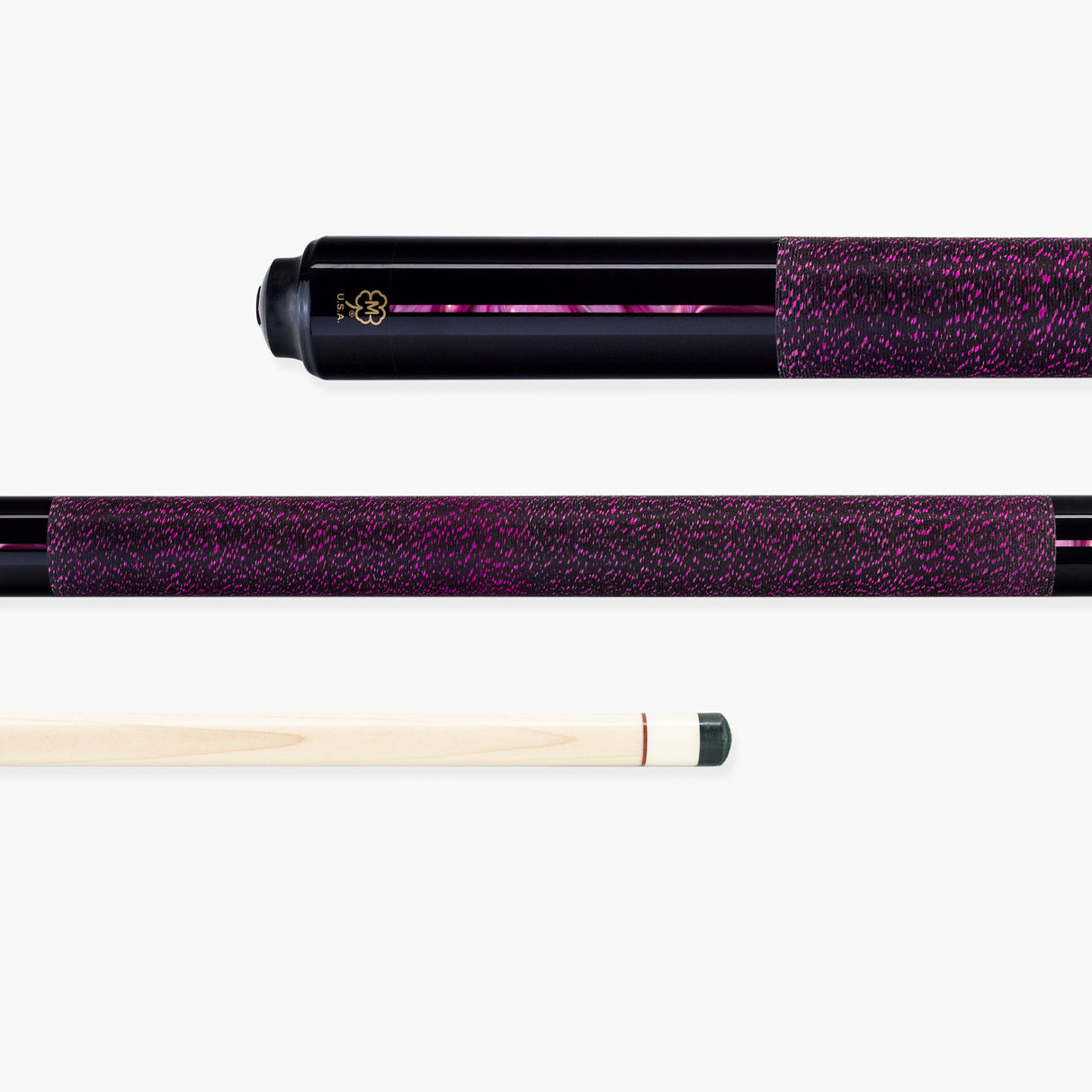 McDermott Hand Crafted PINK BEAM G-Series American Pool Cue 13mm tip – G521WC