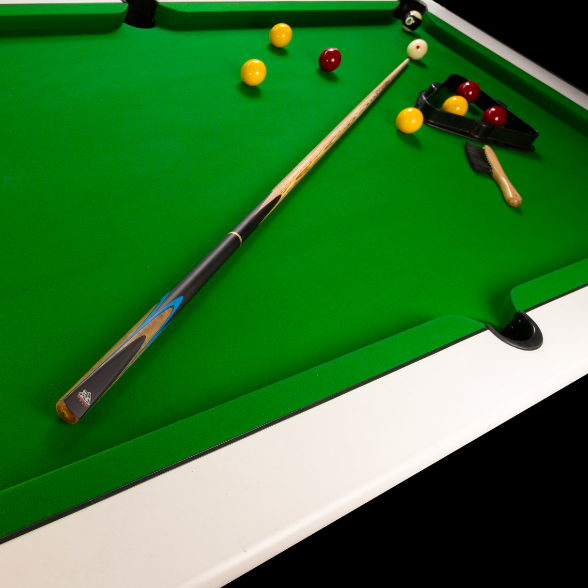 Spartan Fury VANQUISH 57 inch 3/4 Jointed Matching Ash Snooker Pool Cue – 9.5mm Tip