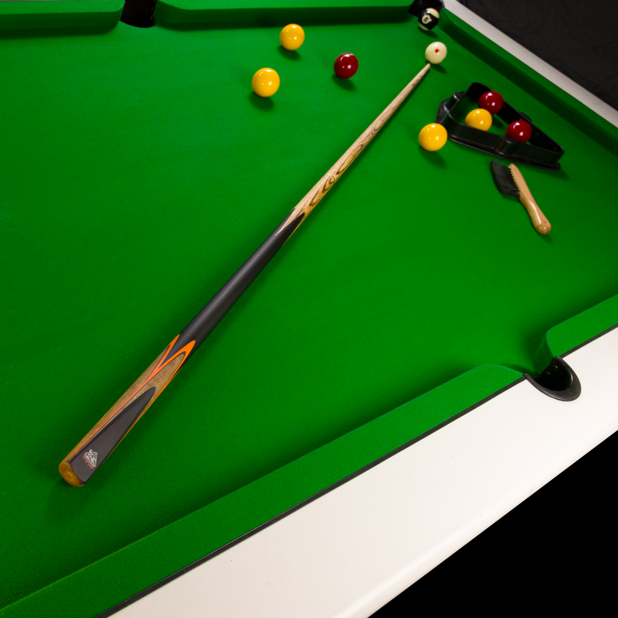 Spartan Fury CONQUEST 2 Piece Matching Ash Centre Joint Snooker Pool Cue 9.5mm Tip