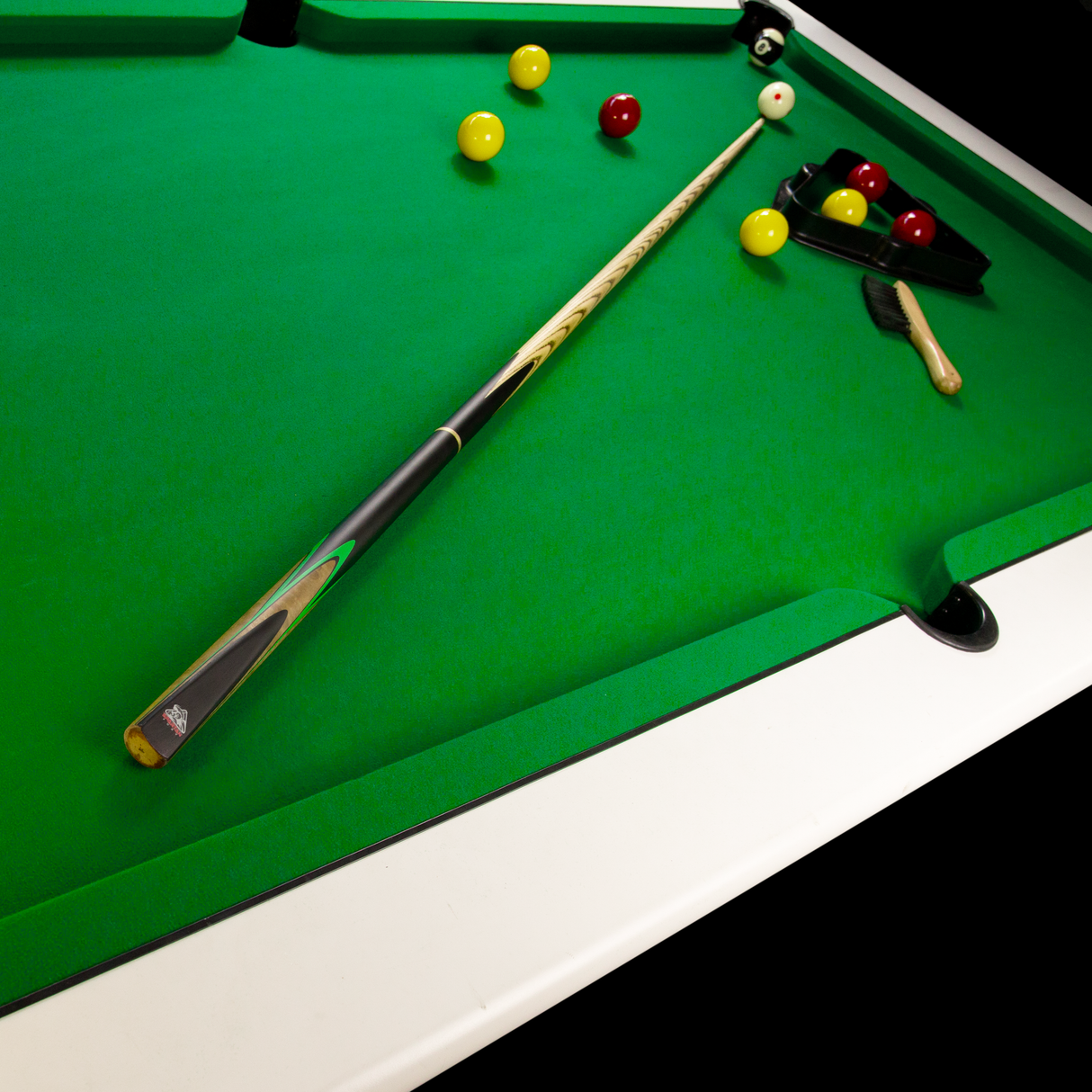 Spartan Fury VANQUISH 57 inch 3/4 Jointed Matching Ash Snooker Pool Cue – 9.5mm Tip