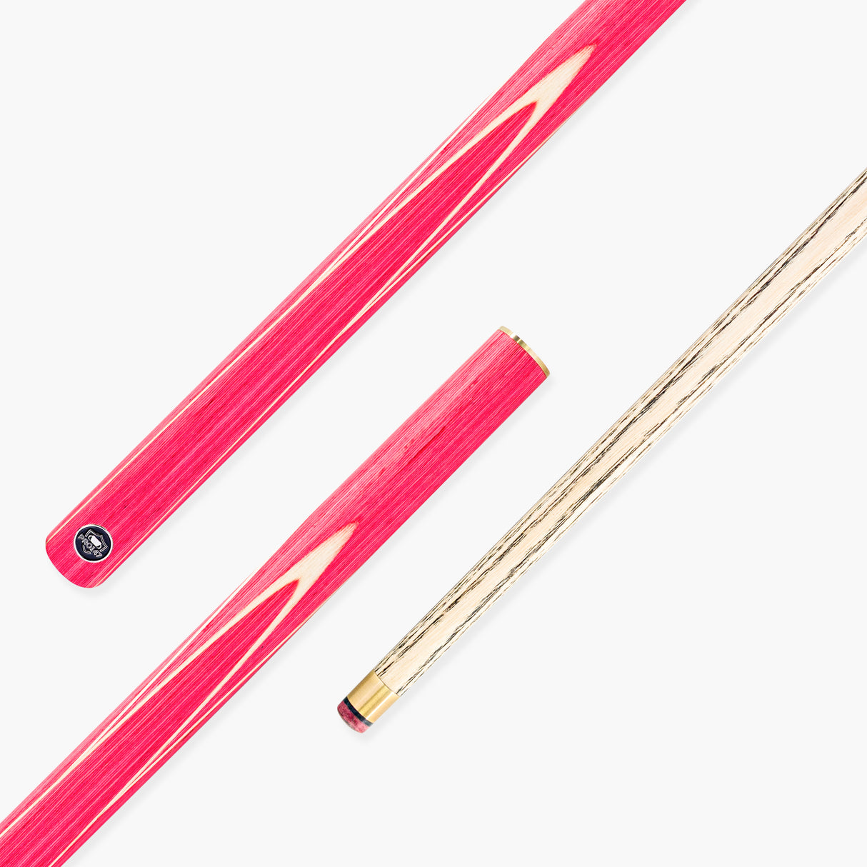 PRO147 Flamingo 3/4 Joint Snooker and Pool Cue and Case Set with 9.5mm Red Layered Pro Tip PRO147