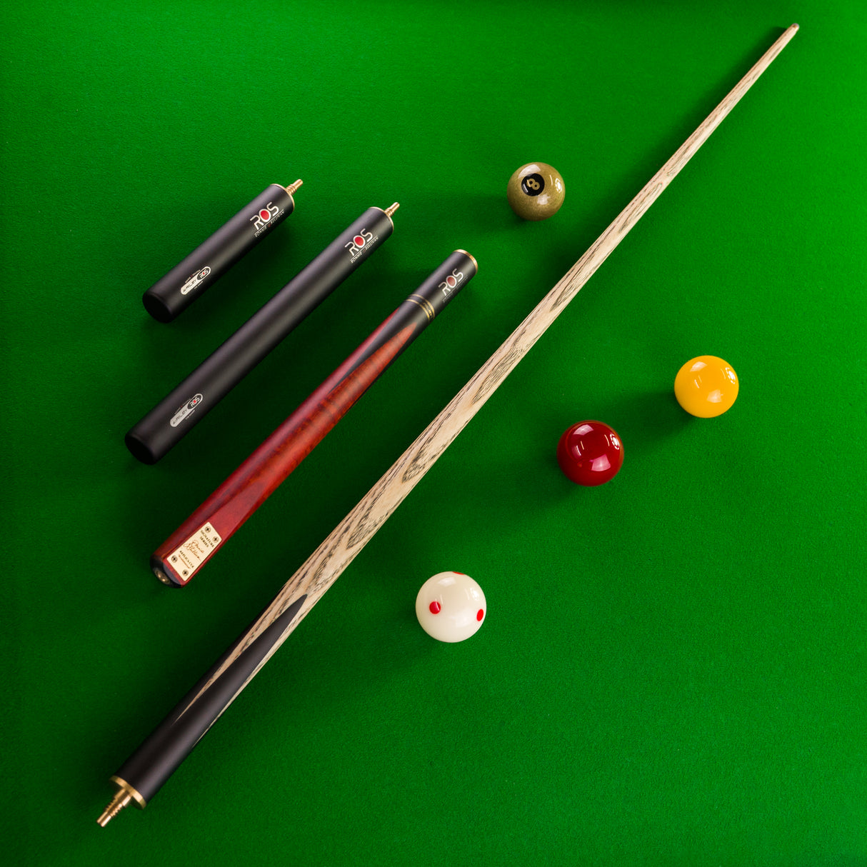 Riley Ronnie O’Sullivan 4 Series Limited Edition 5/8 Joint Snooker and Pool Cue 9.5mm tip with Hard Case