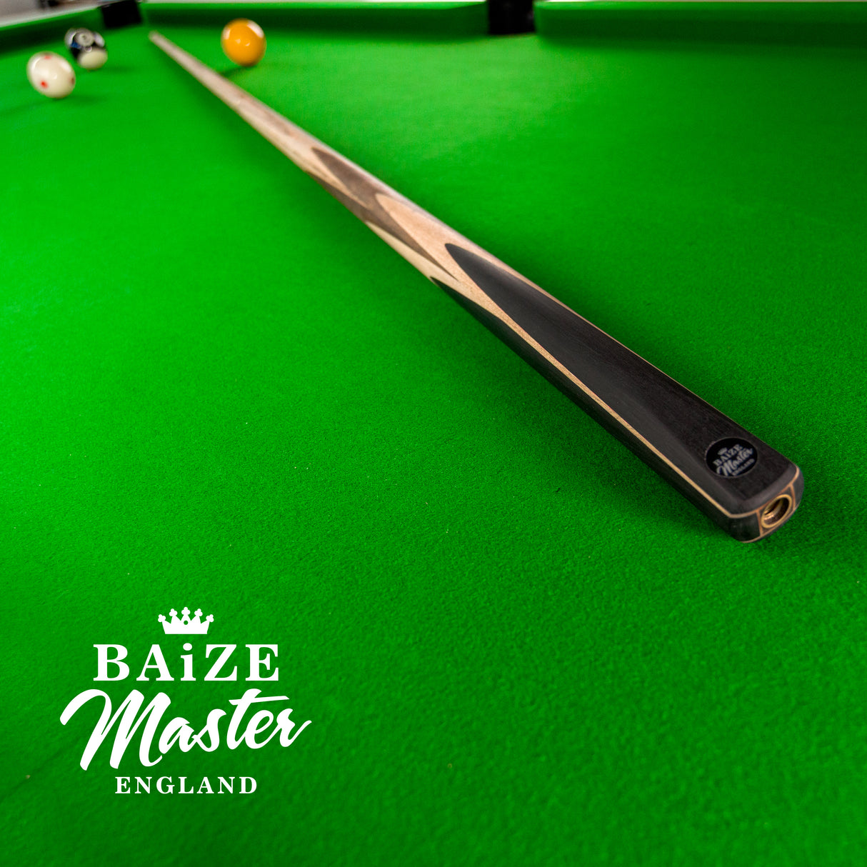 Baize Master Paragon 57 inch 2 Piece Snooker Pool Cue and Case Set 9.3mm Pro Leather Tip