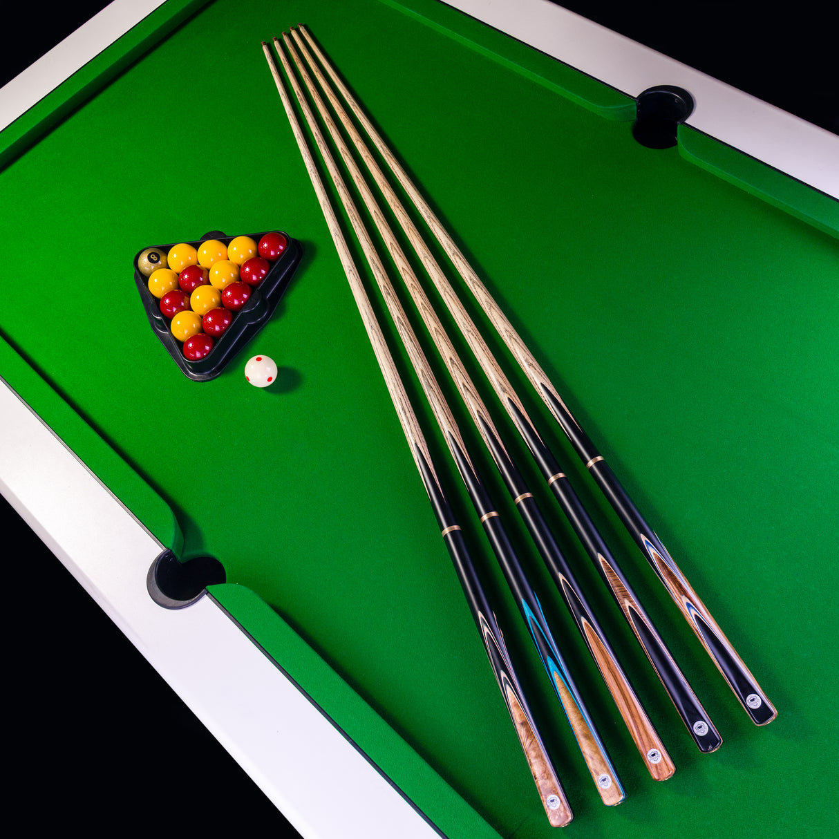 PRO147 Pearl Series Hazel Burl 3/4 Joint Deluxe Cue and Case Set with 9.5mm Professional Red Leather Tip