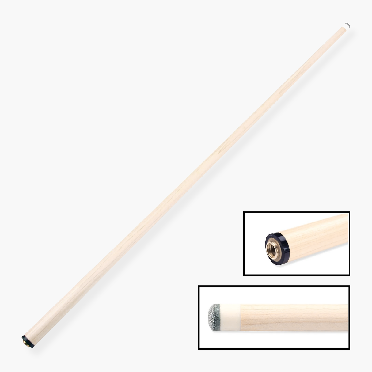 Jonny 8 Ball Spare 27 Inch Maple SWITCH SHAFT for Scorpion Cue – 12mm Tip