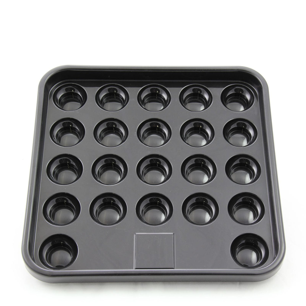 Black Hard Plastic 22 Snooker Ball Tray Carrier For 2 1/16" Snooker Balls