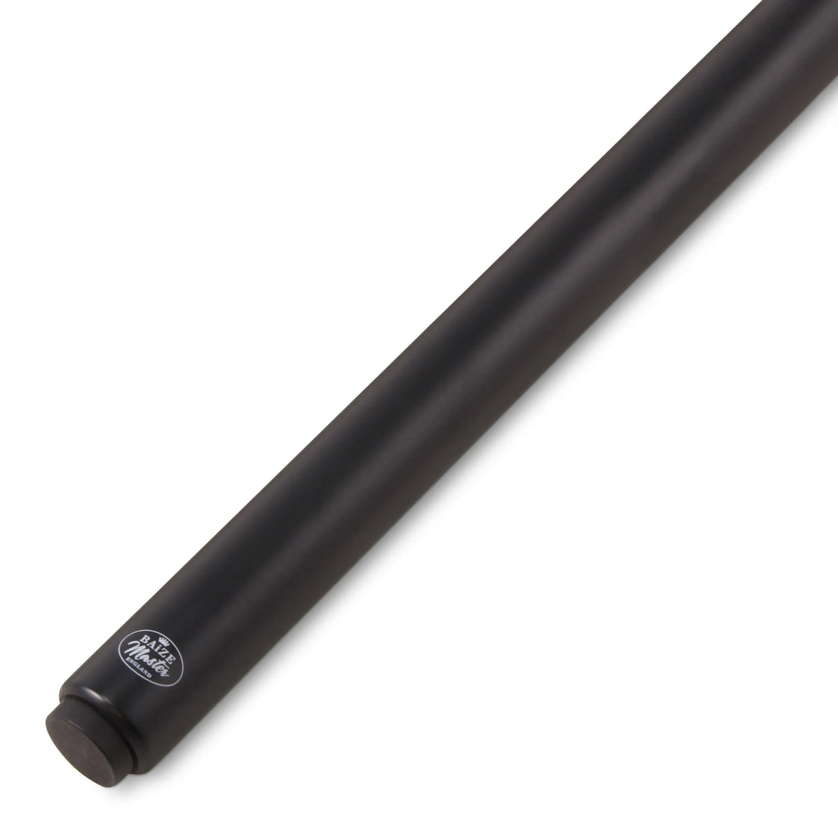 Baize Master Limited Edition MATTE BLACK FIBERGLASS 58 Inch One Piece Low Deflection Snooker Cue with 10.5mm Tip