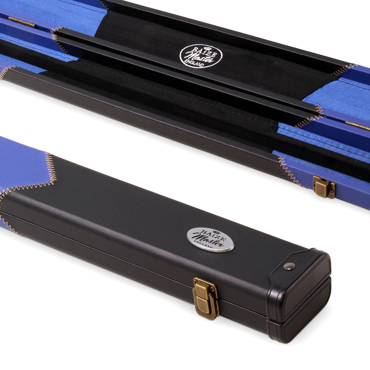 Baize Master 1 Piece ARROW Snooker Pool Cue Case with Plastic Ends - Holds 2 Cues