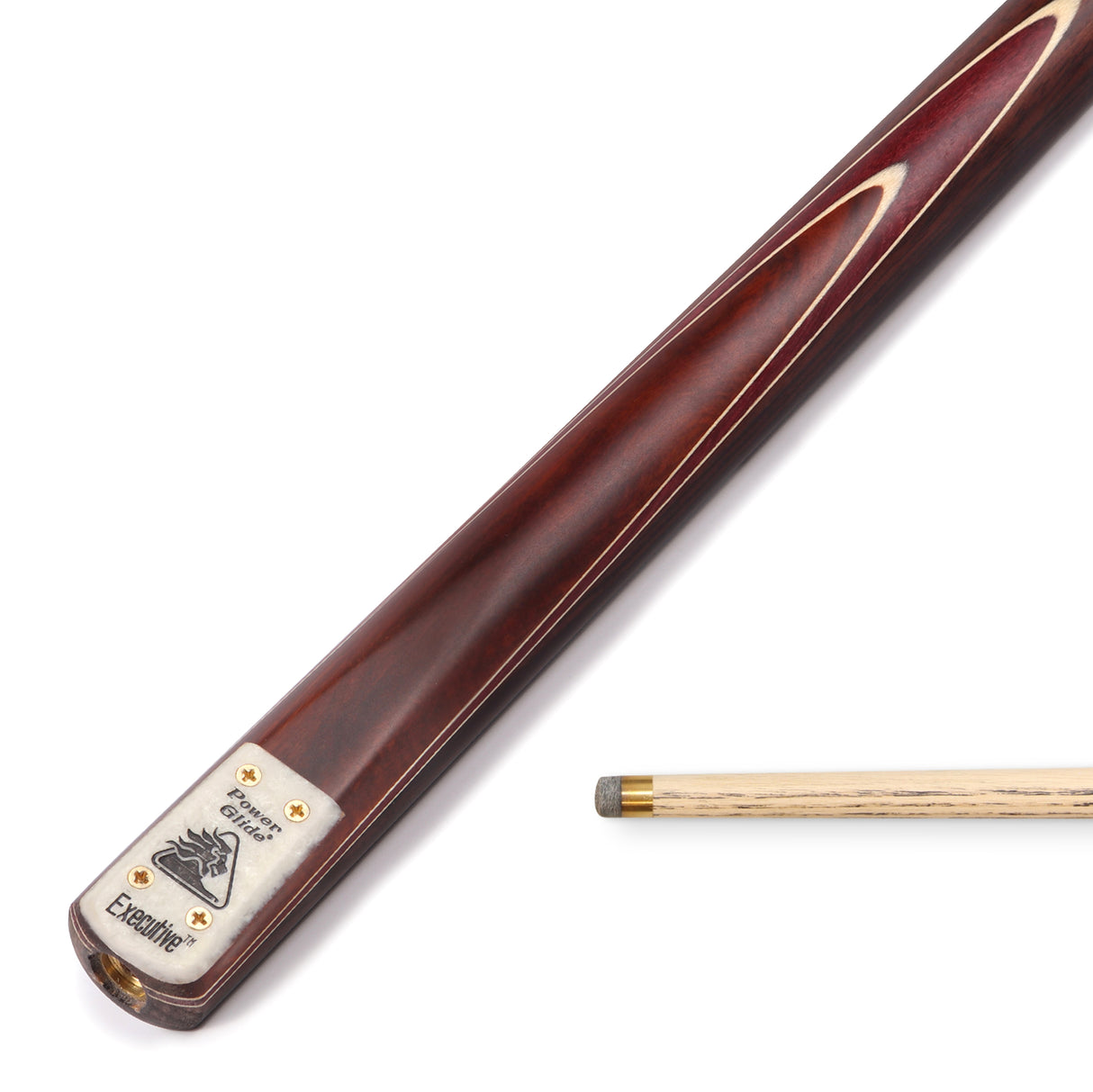 PowerGlide Executive 57 Inch 3/4 Joint Snooker Pool Cue 9.5mm Tip - Matching Mini Butt Included
