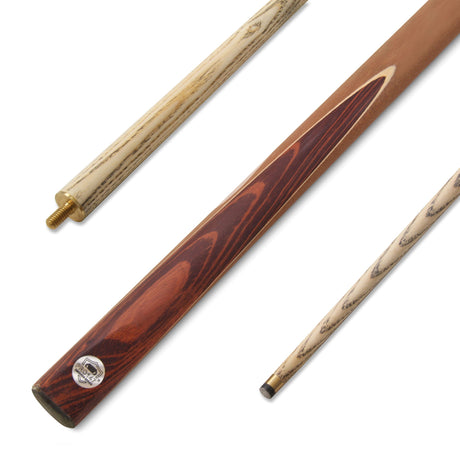 PRO147 K-Series Junior 2 Piece Centre Joint Traditional Kids Snooker Pool Cue – 9.5mm Tip