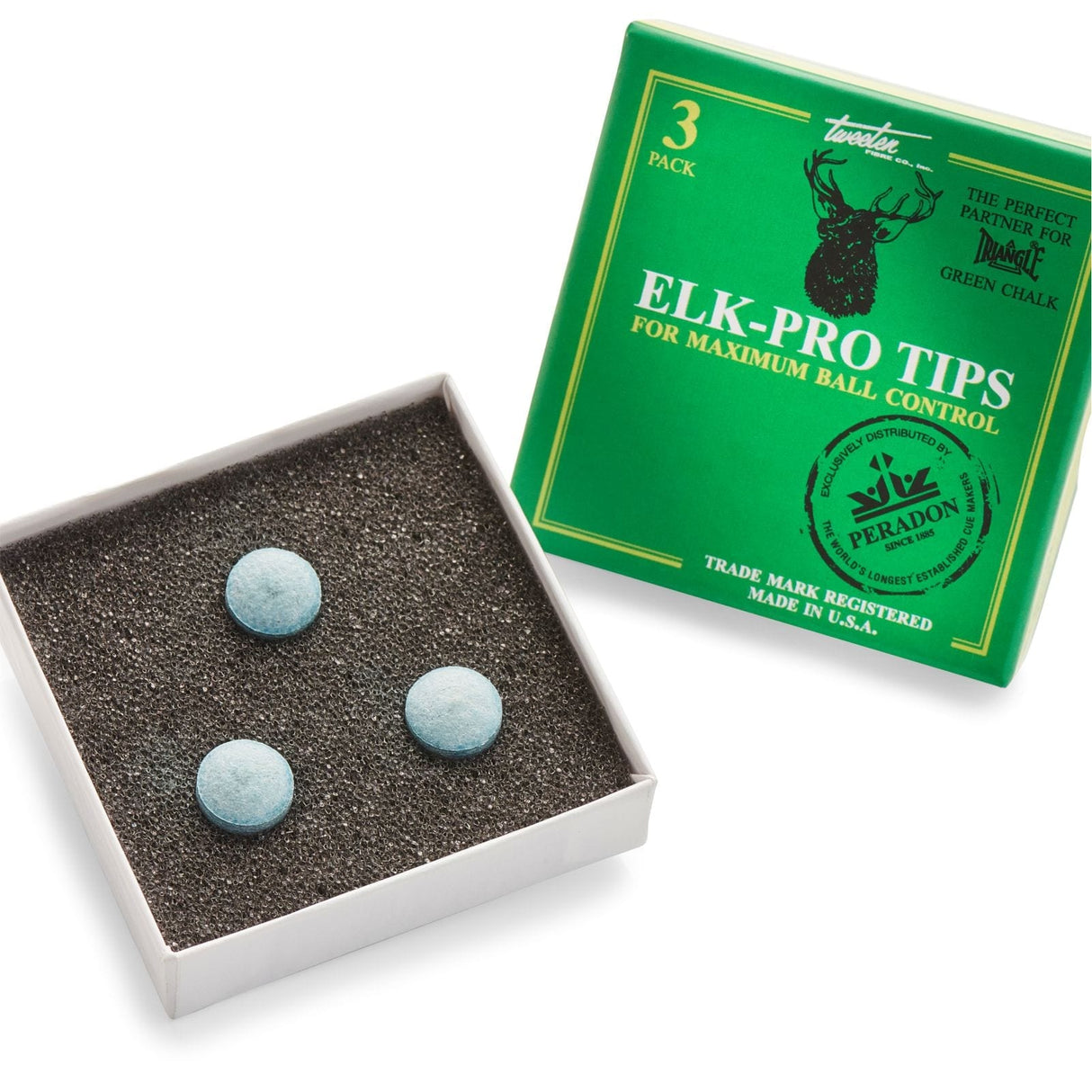 NEW! Elk Master PRO Pool Snooker Cue Tips - 9mm HARD