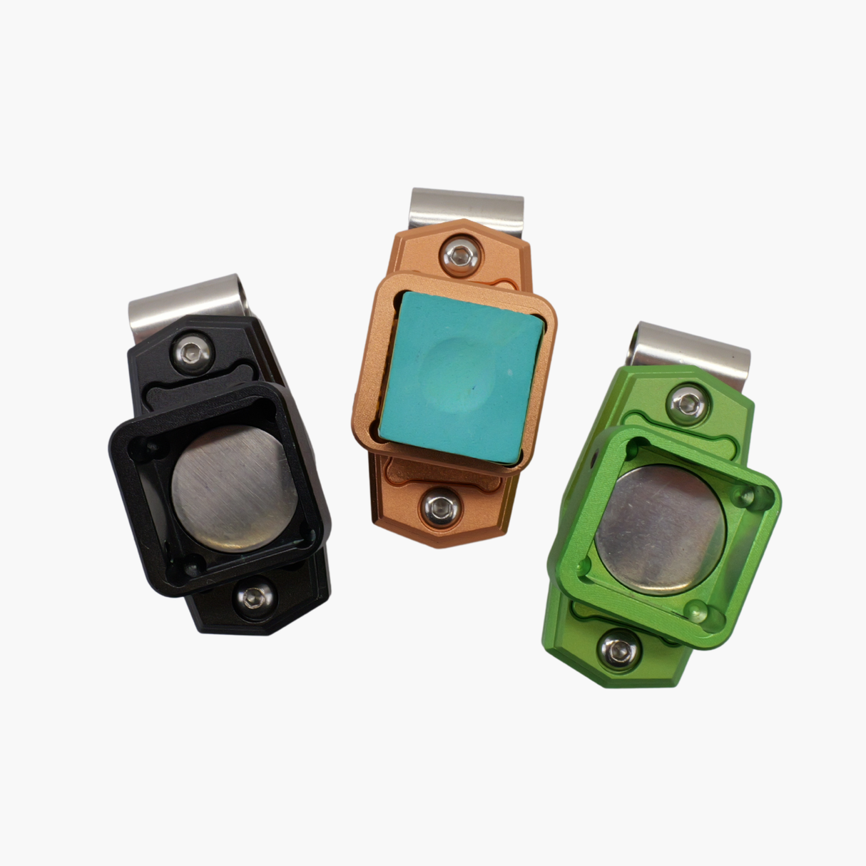 Metal Magnetic Chalk Holder and Belt Clip with Secure Allen Key Fixing