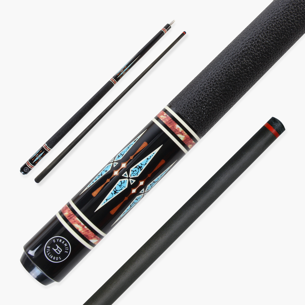 Dynamite Billiards DB4 Nitro Carbon Fiber American Pool Cue – 11.9mm HOW Black Tip – Designed by Darren Appleton