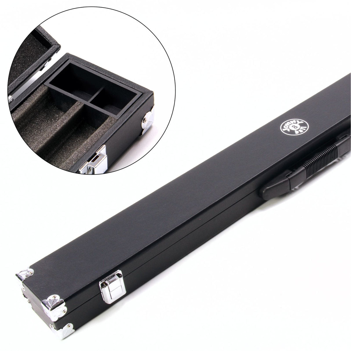 Jonny 8 Ball Foam Lined Reinforced Corner Case for Centre-Joint Cues