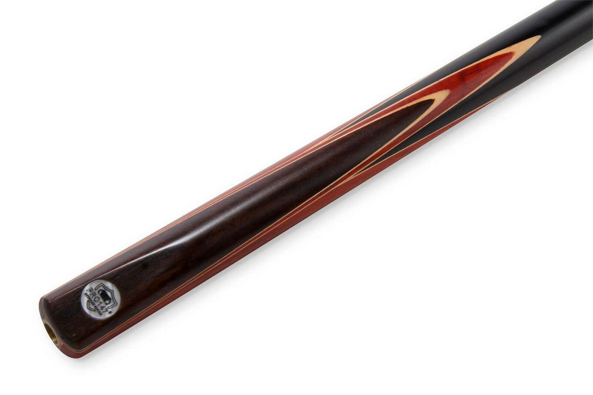 PRO147 2pc RED DEVIL Multi Splice Snooker Pool Cue Set with 3 Slot Hard Case