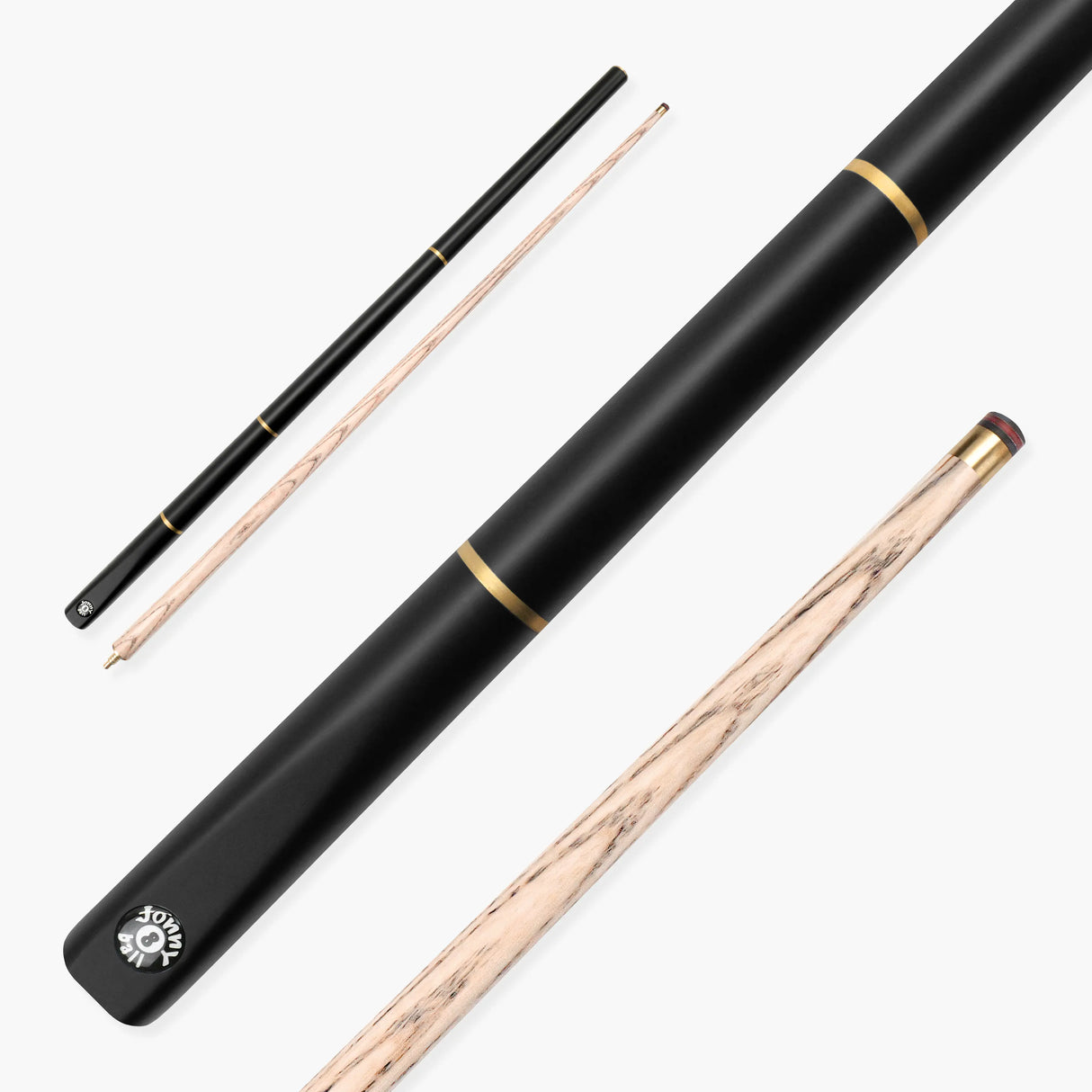 Jonny 8 Ball COMBI Length Adjustable 5 Piece Ash Snooker Pool Cue – 9mm Tip Jonny 8 Ball