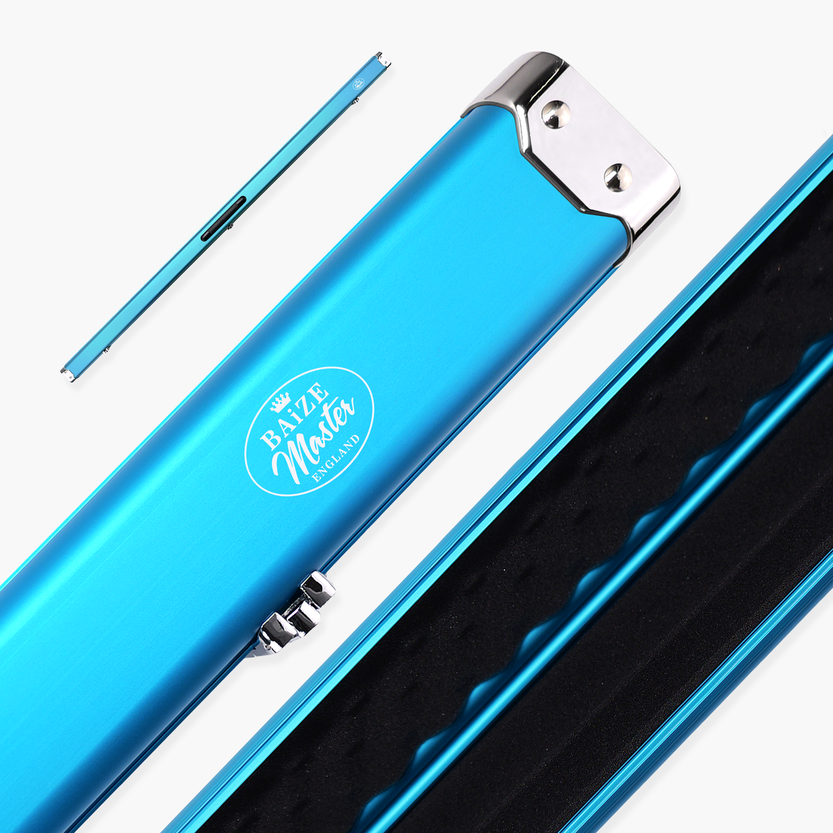 Baize Master SATIN LINE One Piece Luxury Snooker Pool Cue Case - Holds 2 Cues