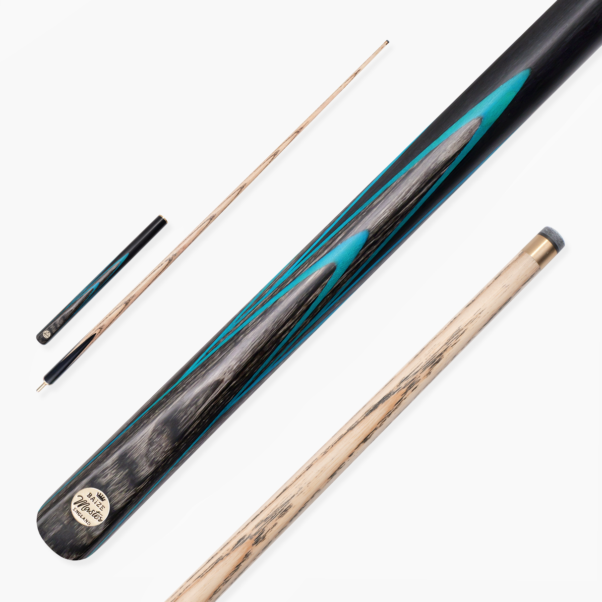 Baize Master EMPEROR 58 Inch ¾ Joint Snooker and Pool Cue with 9.5mm Baize Master Pro Impact Hybrid Tip
