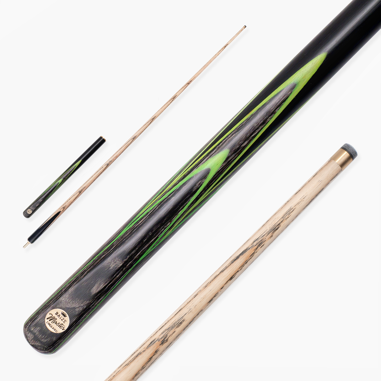 Baize Master EMPEROR 58 Inch ¾ Joint Snooker and Pool Cue with 9.5mm Baize Master Pro Impact Hybrid Tip