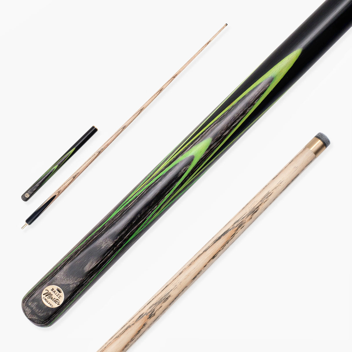Baize Master EMPEROR 58 Inch ¾ Joint Snooker and Pool Cue with 9.5mm Baize Master Pro Impact Hybrid Tip Baize Master