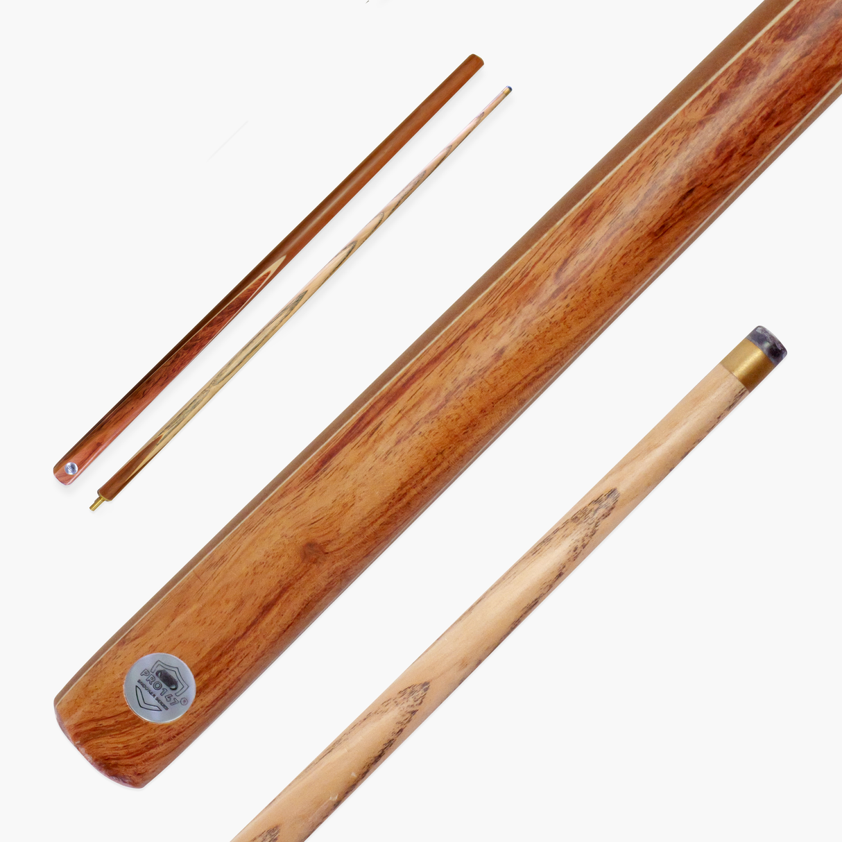 PRO147 2 Piece BROWN SANDALWOOD Heavy Weight Snooker Cue with 9.8mm Tip 20oz to 21oz