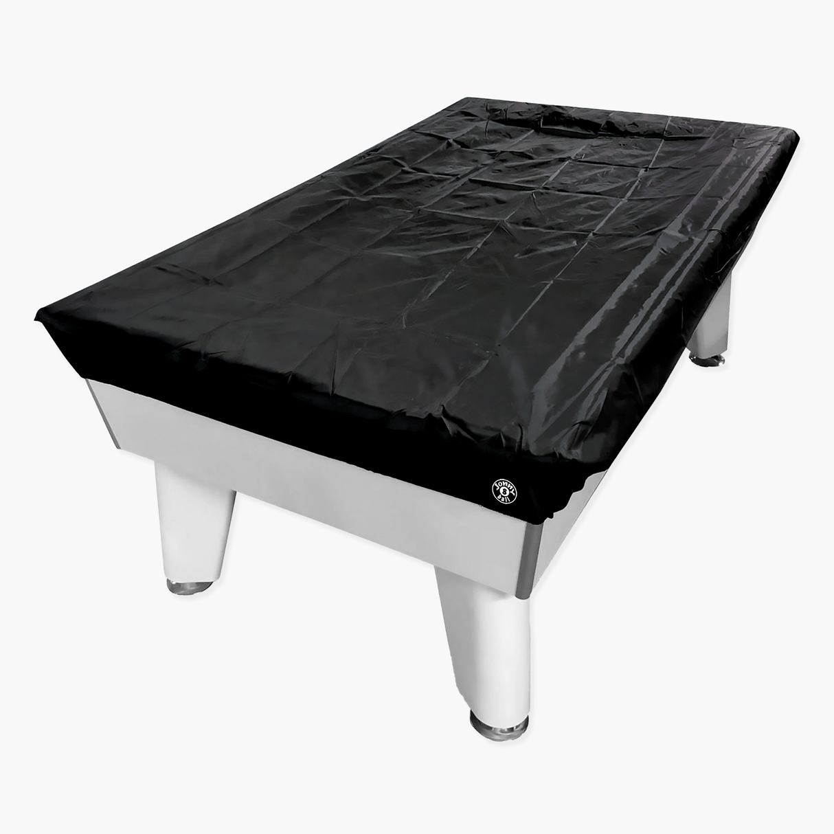 Jonny 8 Ball 7ft Fitted Nylon Snooker Pool Table Cover - BLACK - 215 x 125CM
