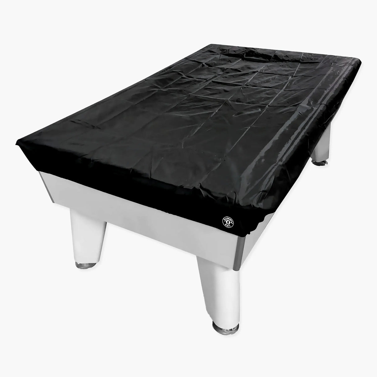 Jonny 8 Ball 7ft Fitted Nylon Snooker Pool Table Cover - BLACK - 215 x 125CM Jonny 8 Ball