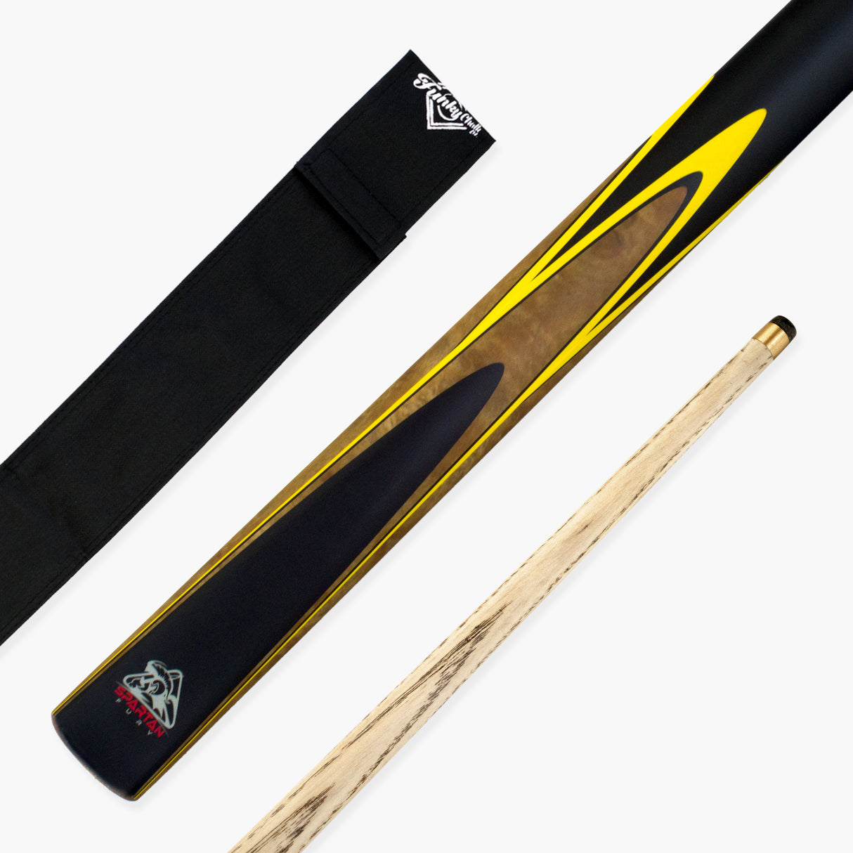 Spartan Fury VANQUISH 3/4 Joint Snooker Pool Cue and Soft Case Set 9.5mm Tip