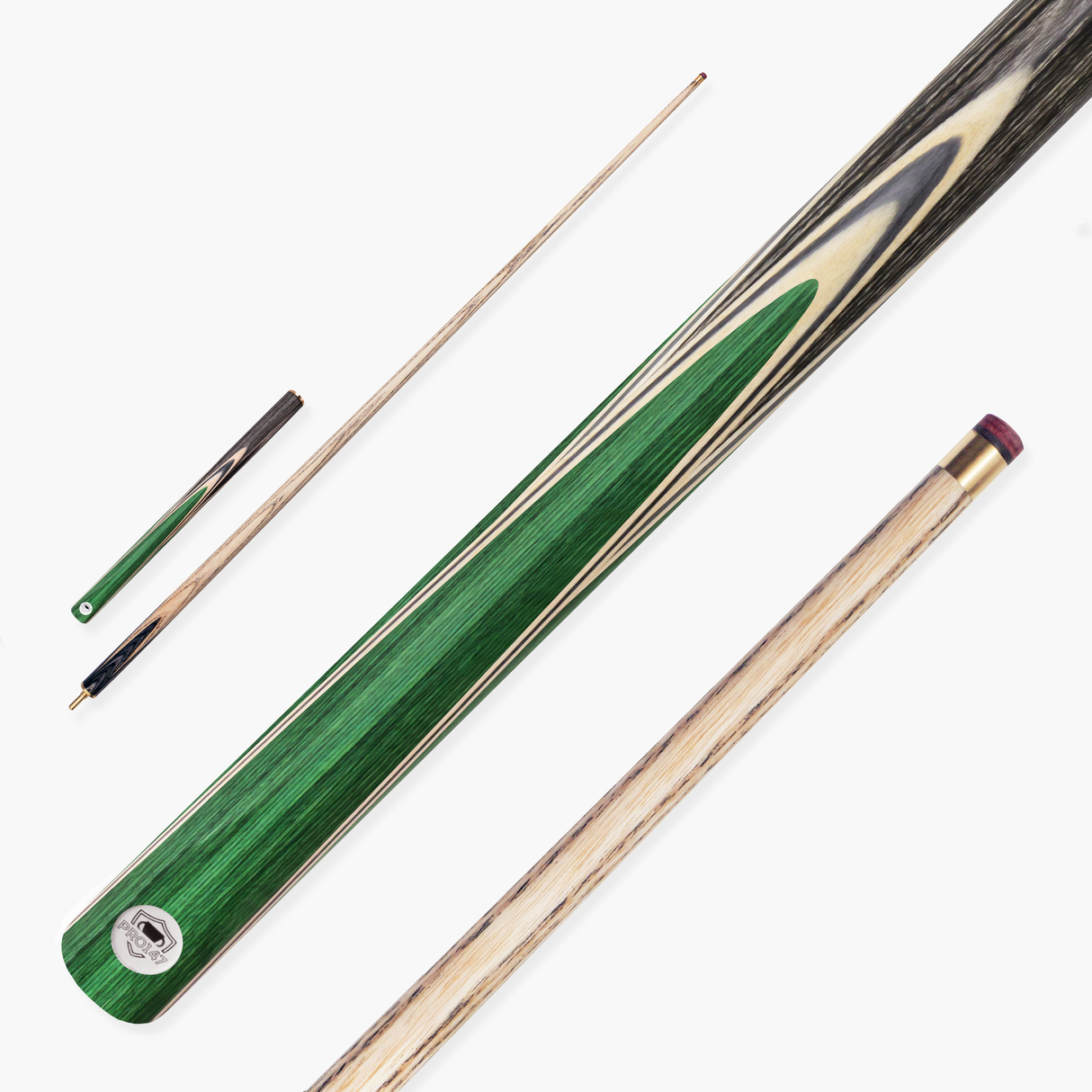 PRO147 TRIUMPH 3/4 Joint Premium Ash Snooker and Pool Cue with 9.5mm Professional Layered Tip
