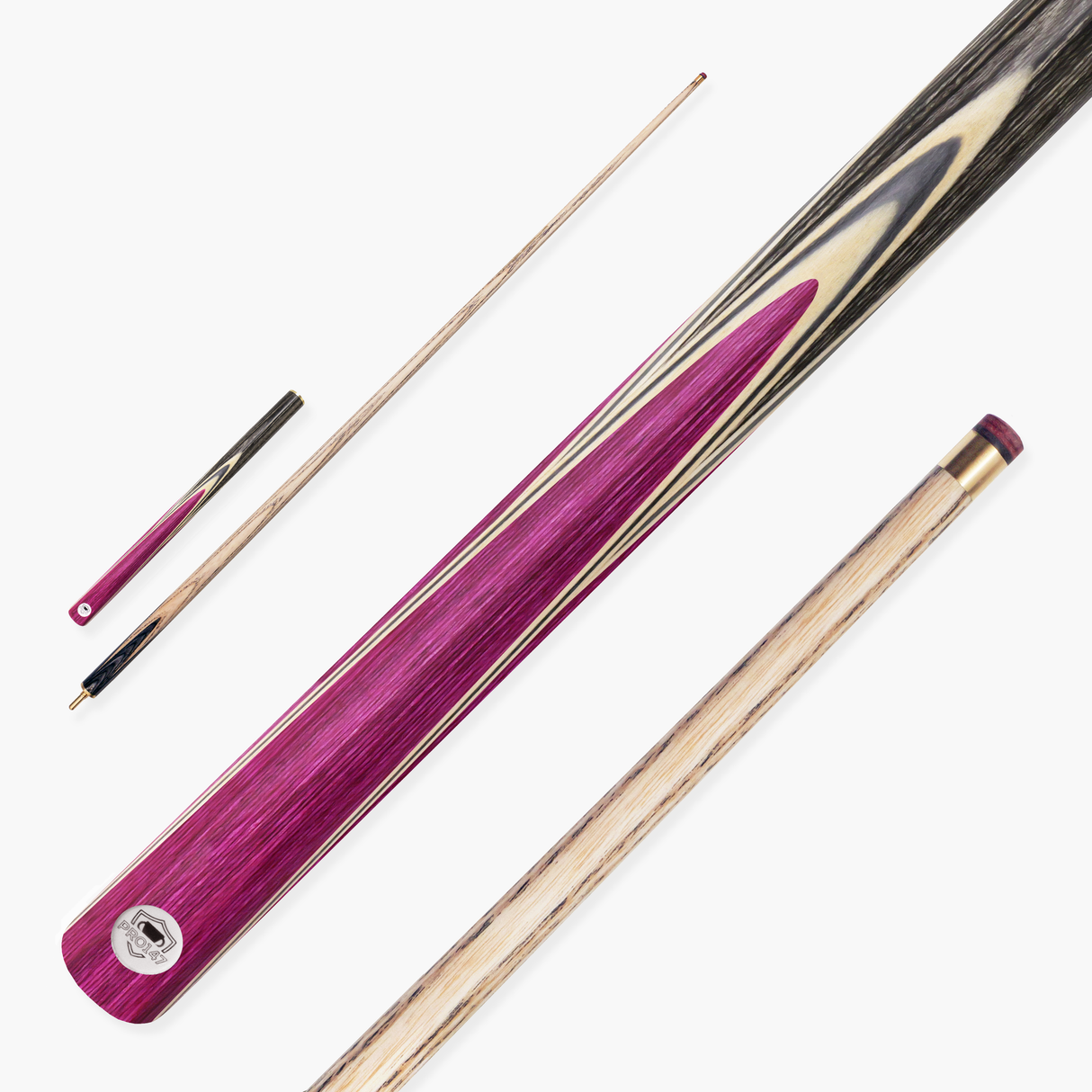 PRO147 TRIUMPH 3/4 Joint Premium Ash Snooker and Pool Cue with 9.5mm Professional Layered Tip