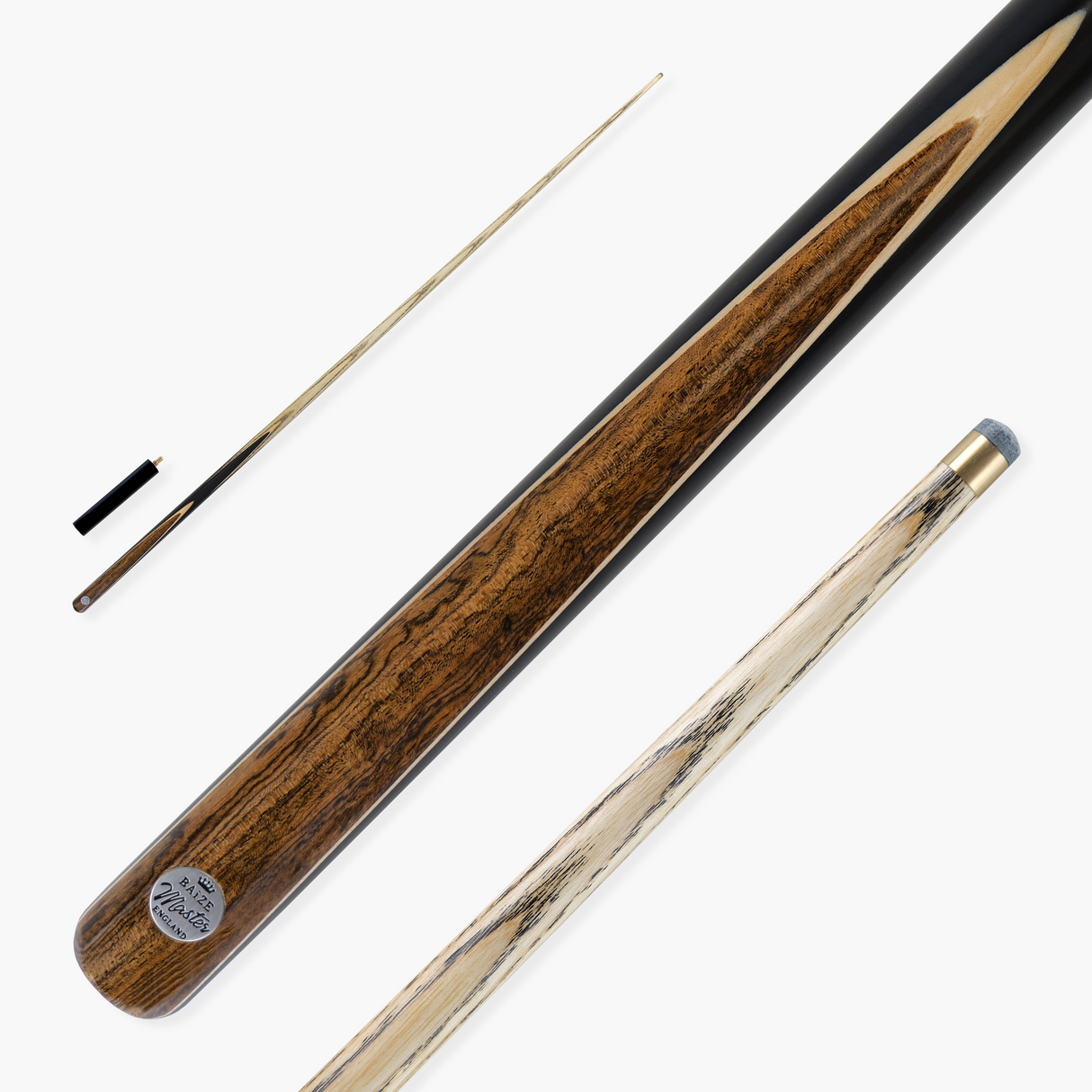 Baize Master Kingswood 57 Inch One Piece Professional Ash Snooker Pool Cue with 9.5mm Pro-Impact Medium Tip