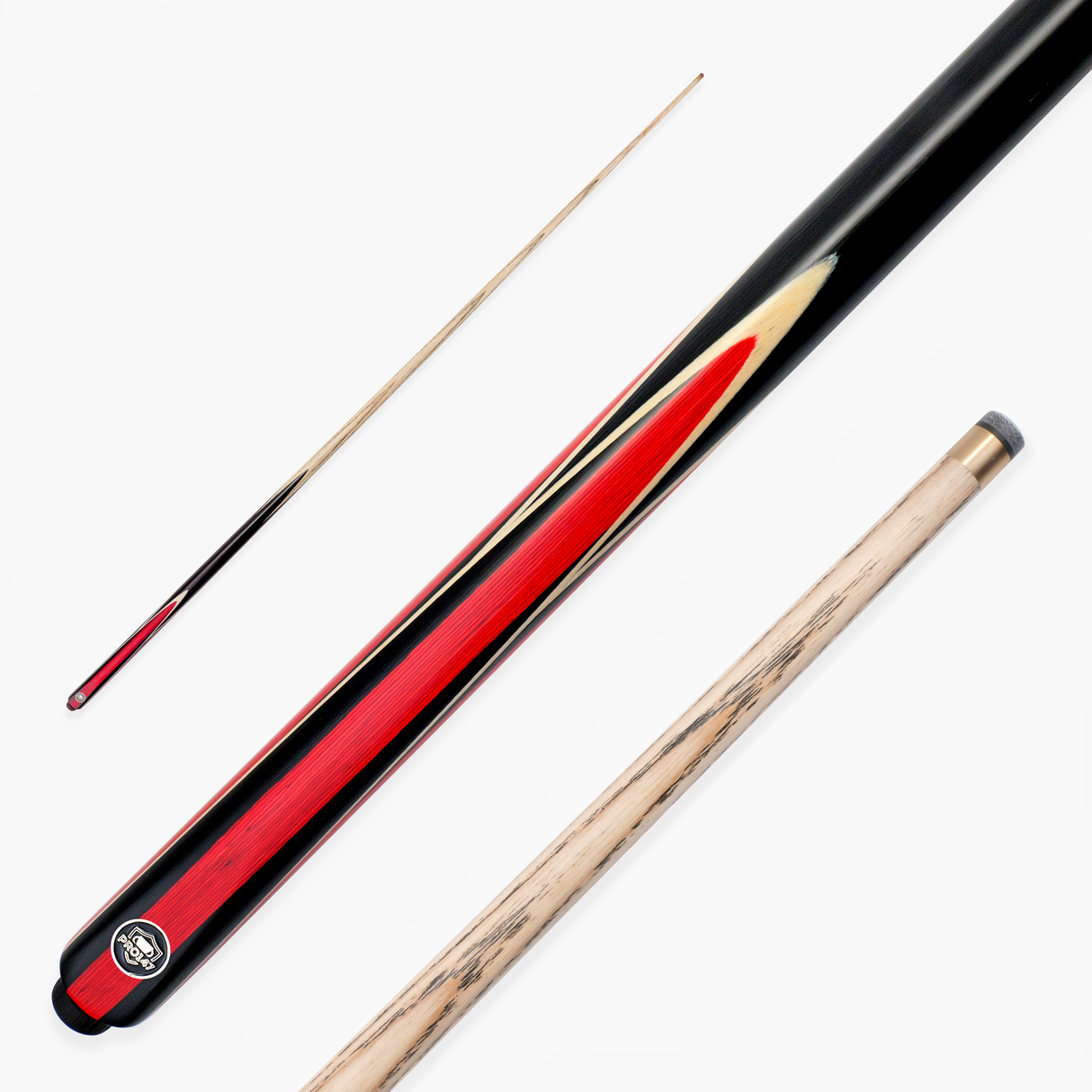 PRO147 Jester 57 Inch One Piece Snooker and Pool Cue with 9.3mm Pro Tip PRO147