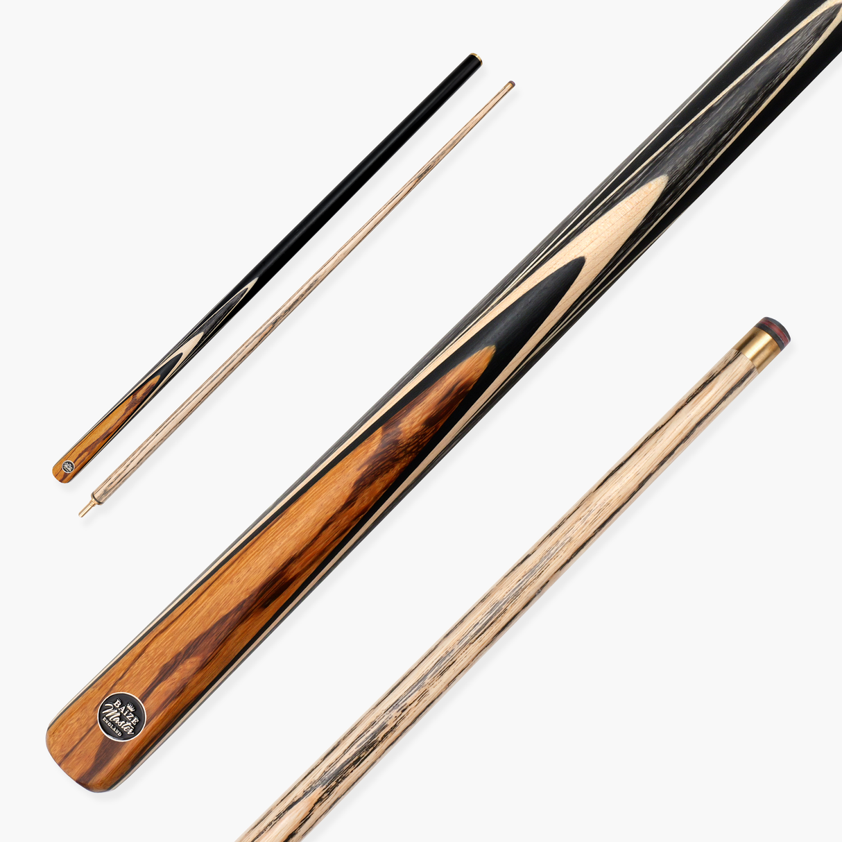 Baize Master BLACKLINE ELITE 2 Piece Snooker and Pool Cue 9.5mm Layered Tip