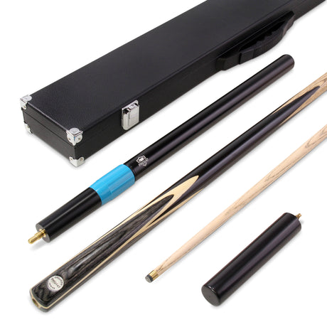 PRO147 Windsor 57 Inch 2 Piece Snooker Pool Cue and Case Set 9.5mm Tip