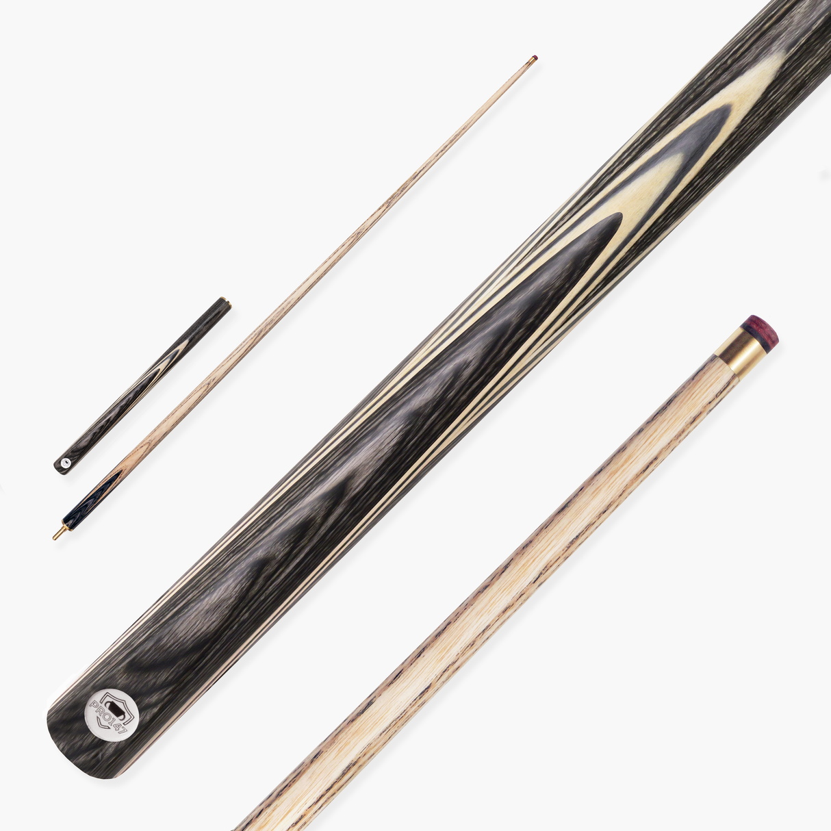 PRO147 TRIUMPH 3/4 Joint Premium Ash Snooker and Pool Cue with 9.5mm Professional Layered Tip