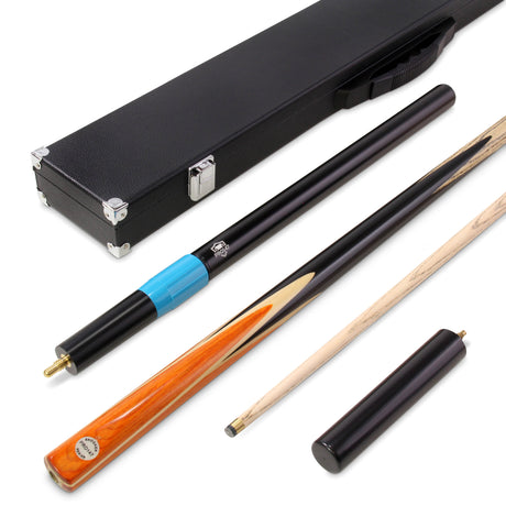 PRO147 Windsor 57 Inch 2 Piece Snooker Pool Cue and Case Set 9.5mm Tip