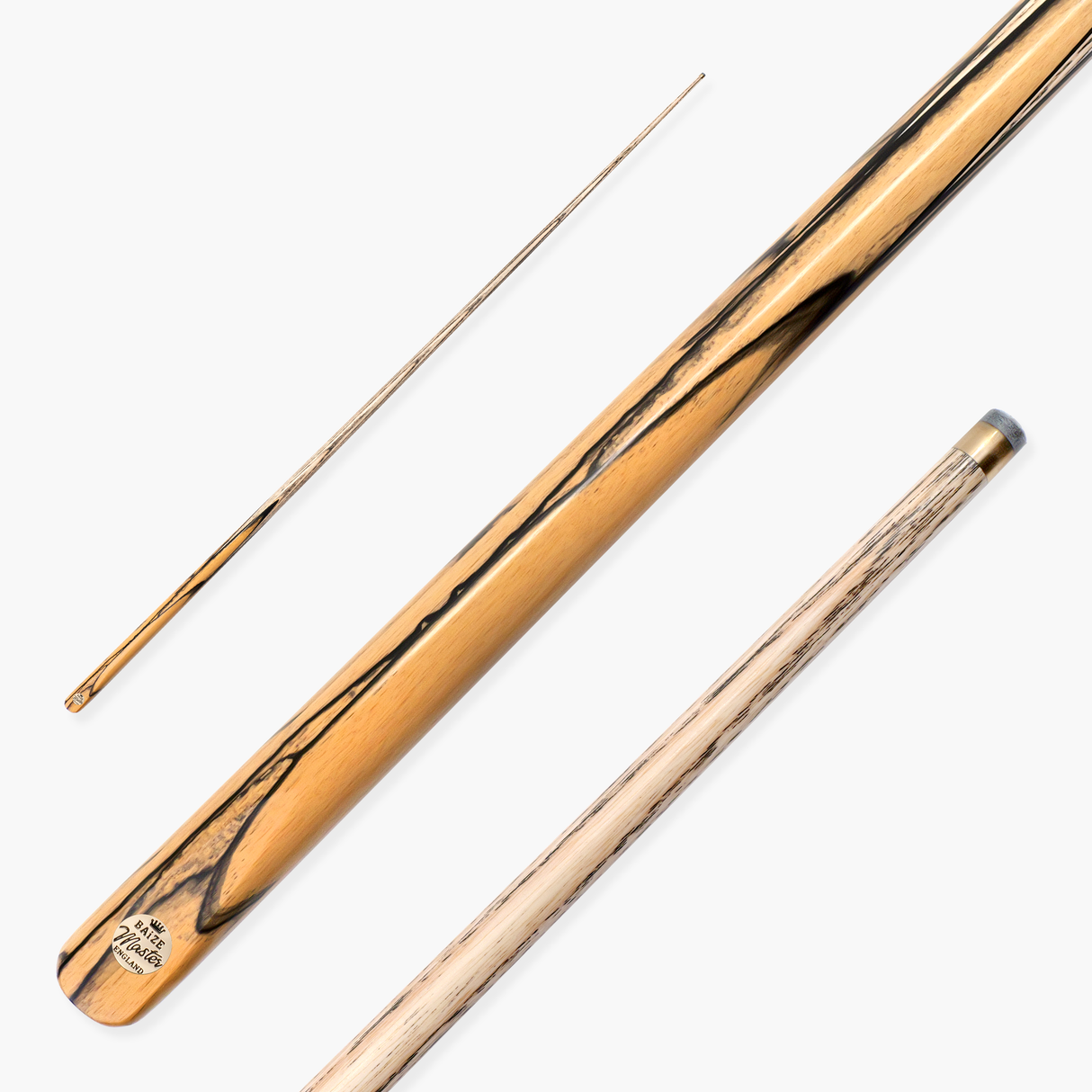 Baize Master Platinum Exotic Series Golden Concord One Piece Luxury Snooker and Pool Cue with 9.5mm Blue Pressed Tip