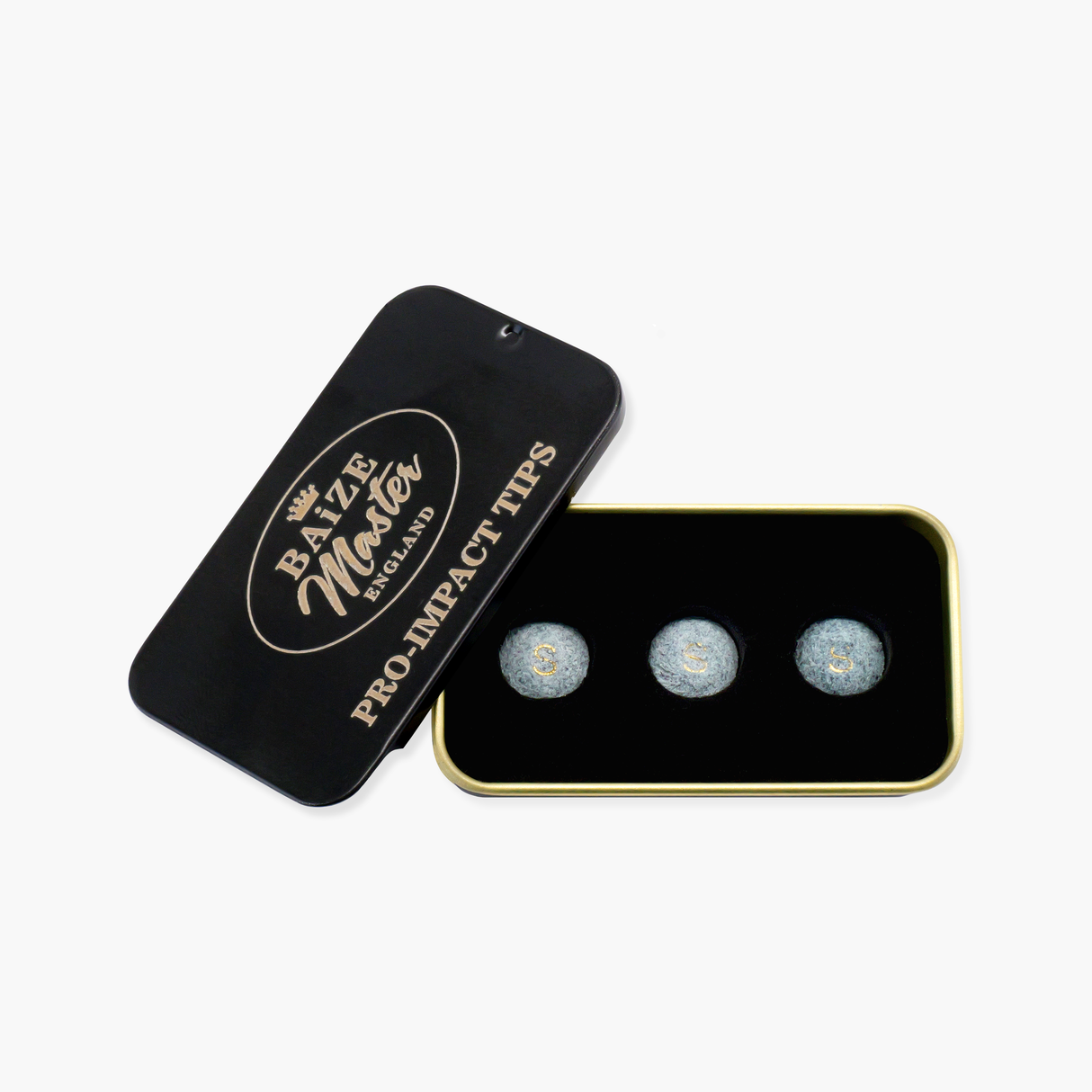 Baize Master PRO-IMPACT Hybrid Snooker and Pool Cue Tips 10mm - Box of 3 Tips