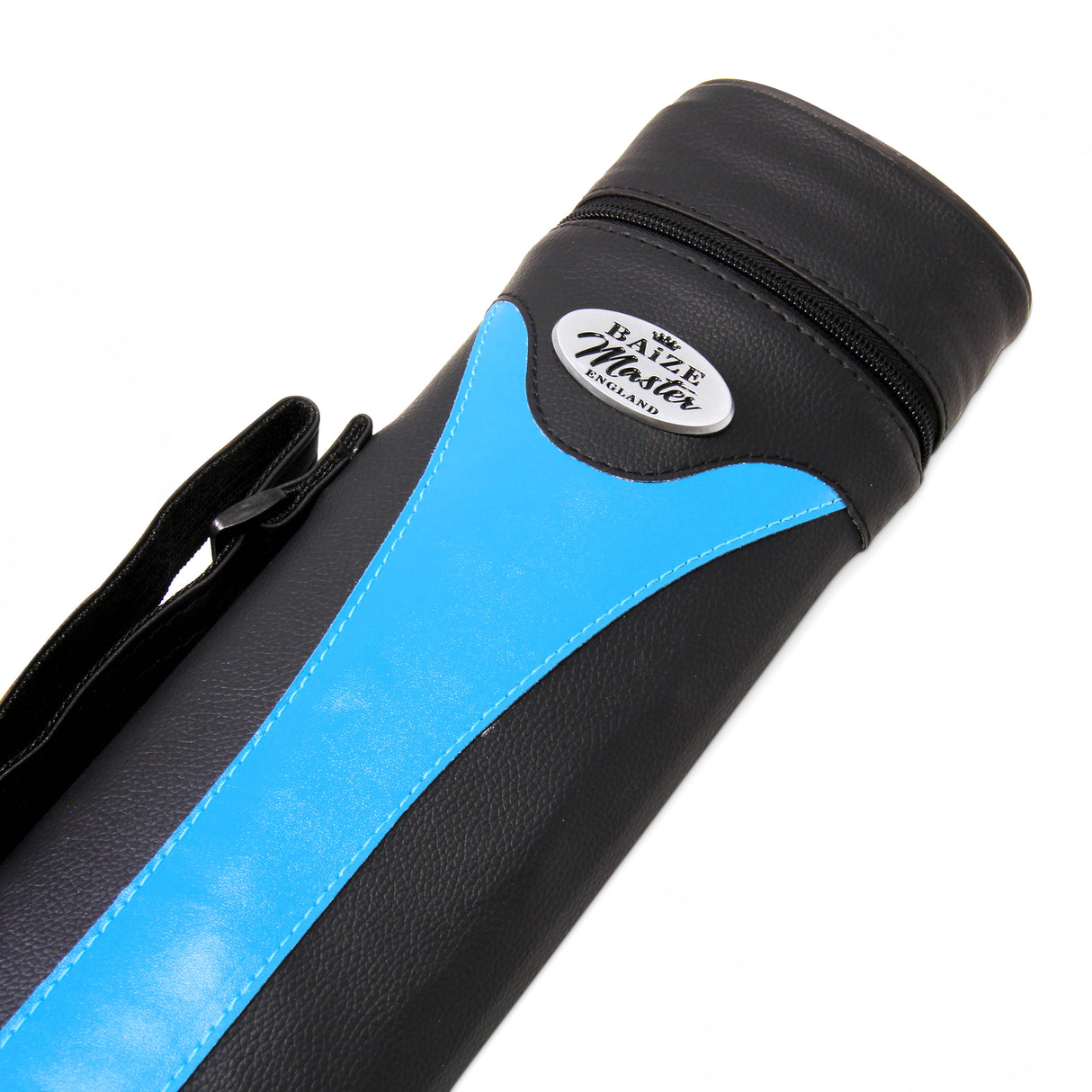 Baize Master STRIPE Oval QUAD Snooker Pool Cue Case - Holds Two 2 Piece Cues